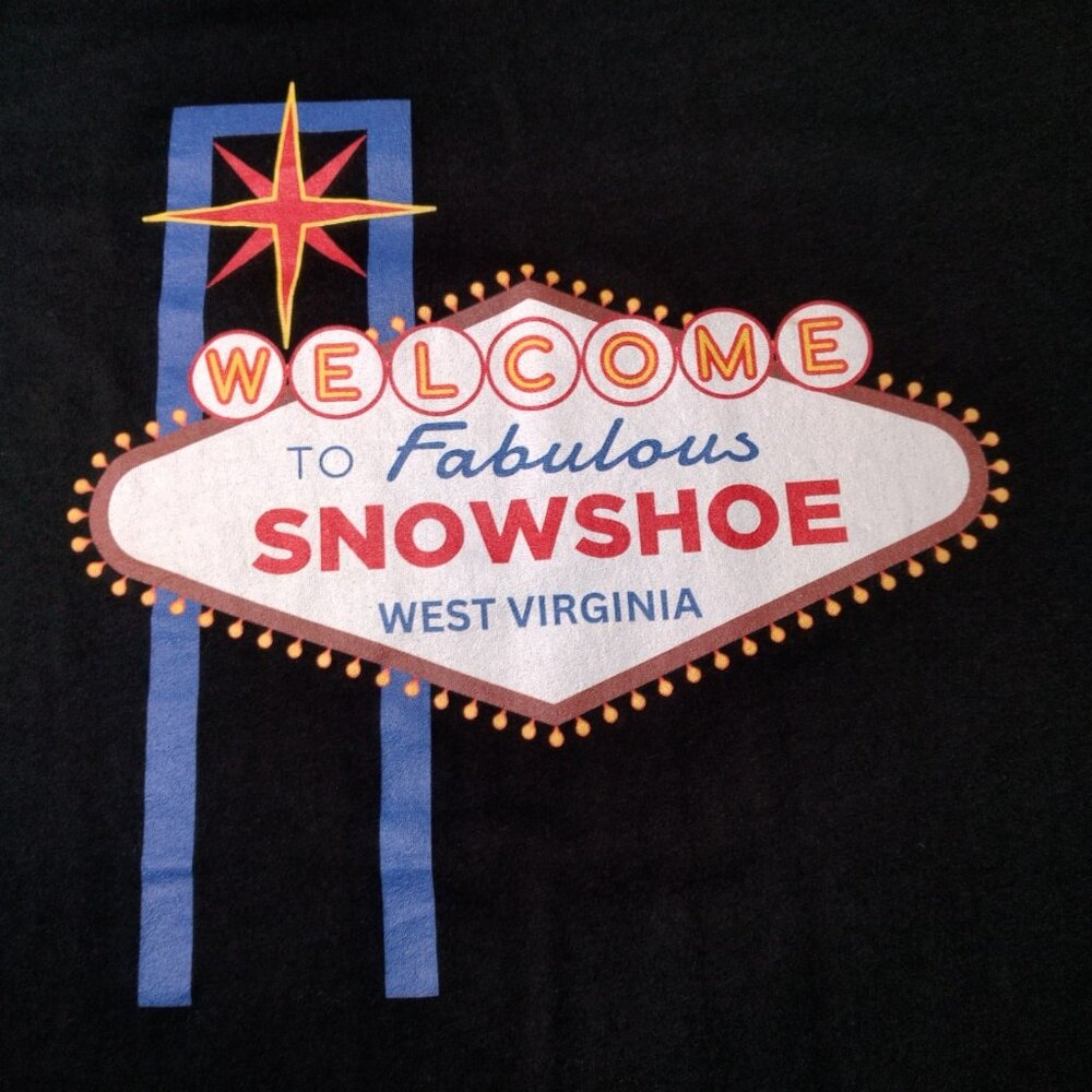 Snowshoe Resort Shirt Large West Virginia Welcome Fabulous Ski Snowboard MTB